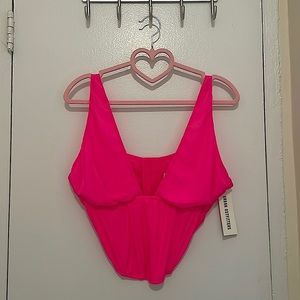 Hot pink Urban Outfitters corset